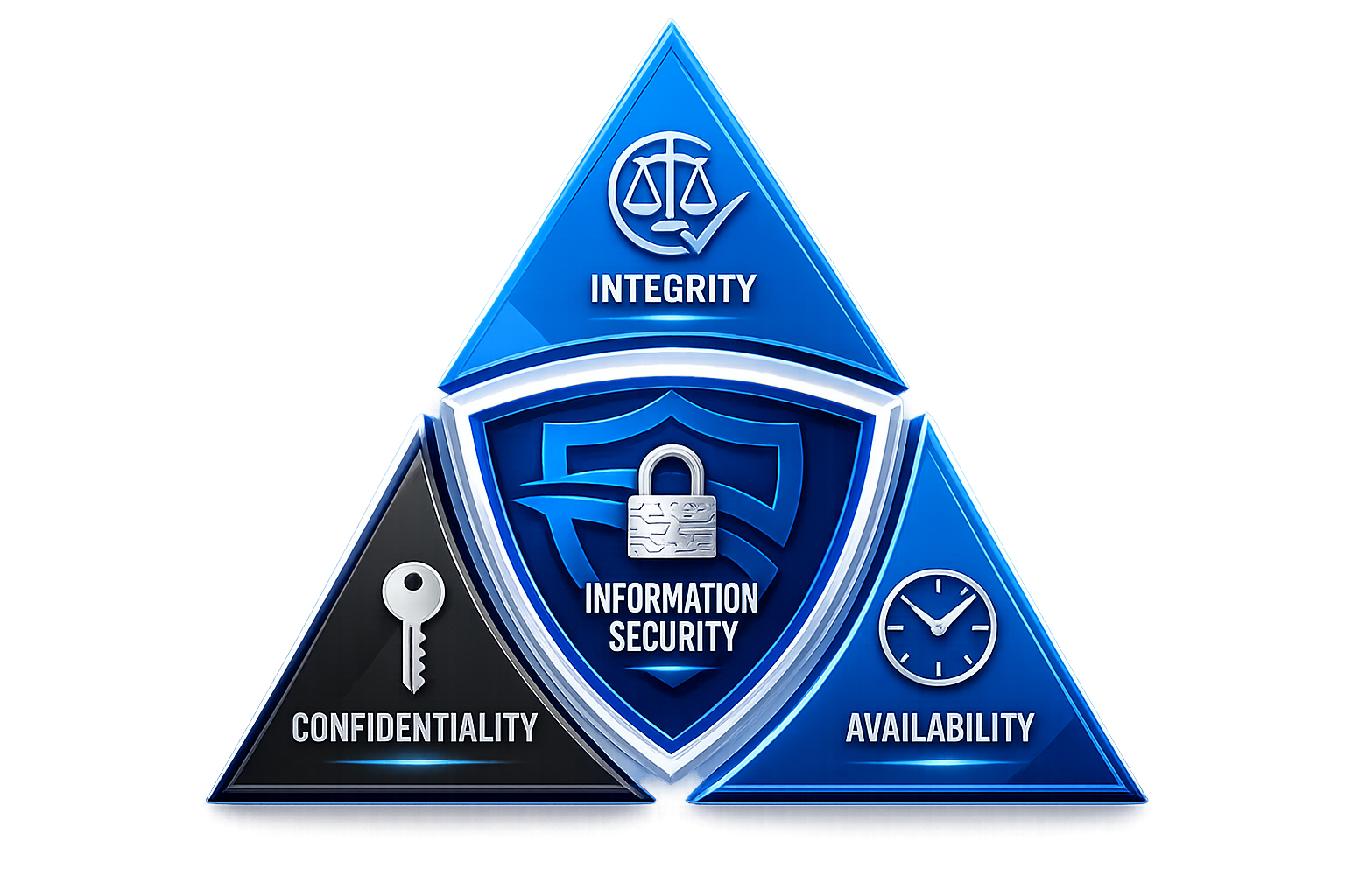 Information Security CIA Triad: Confidentiality, Integrity, Availability
